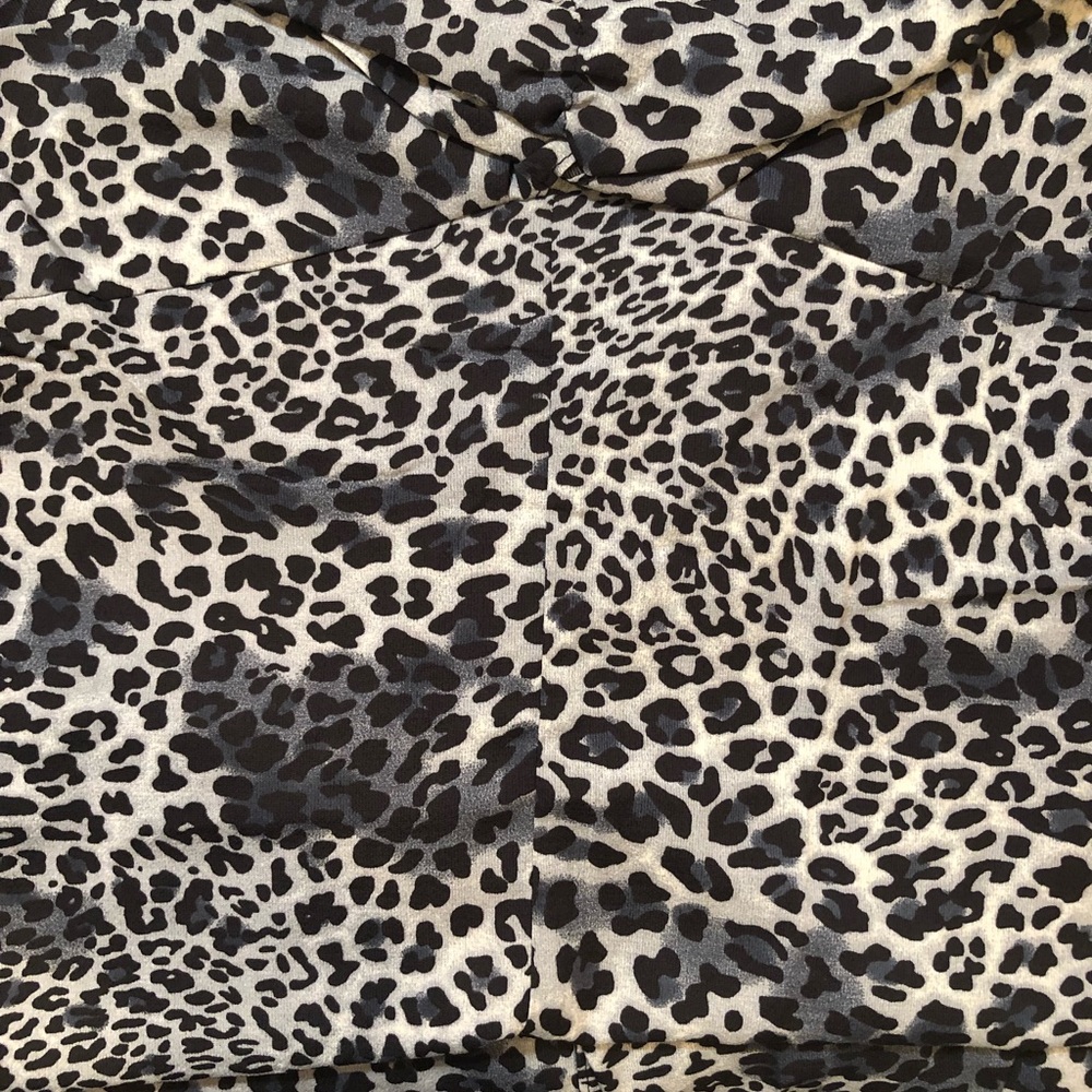 Black/Gray Animal Print Maxi Dress Sizes S & M - Picture 5 of 5